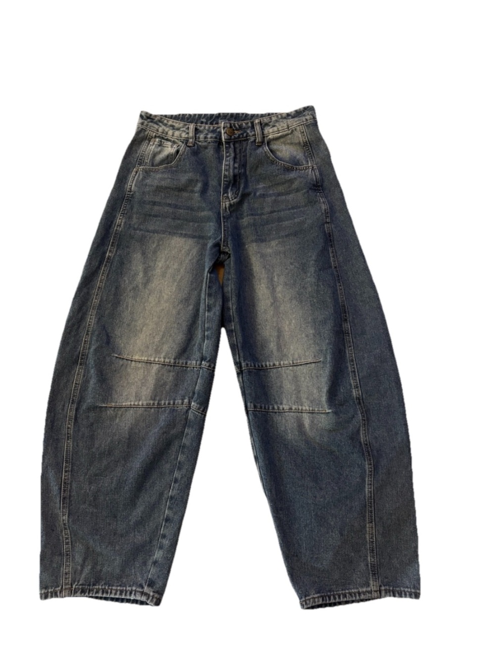 Hungson Barrel High-Rise Barrel Ankle Jeans - 30 - Picture 2 of 3